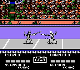 Track & Field II gameplay screenshot